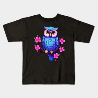 Beautiful Mystic Cute Owl Kids T-Shirt